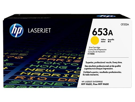 HP tlačová kazeta žltá, CF322A