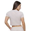 Dámske tričko Cropped Agile Desert - GymBeam, veľkosť L, veľkosť oblečenia L