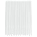 vidaXL Čipková záclona Biela 220 x 300 cm Polyester