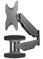 Neomounts  WL70-550BL12/Držák displeje/na stěnu/32-42"/sklopný/rotace/plynový píst/3 čepy/VESA 200X200/nosn. 30kg/černý Držák, VESA, nástenný, pro LCD a TV, úhloprícka 23"-42", plne pohyblivý, náklon 20°, rotace 6°, otácení 180°, nosnost 30kg, cerný