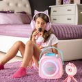 Bluetooth Karaoke set mikrofón a reproduktor KidsVoice Pink