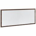 vidaXL LED kúpeľňové zrkadlo hnedý dub 100x8,5x37cm, kompozitné drevo