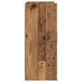 vidaXL Servírovacia skriňa Staré drevo 98,5 x 33 x 80 cm