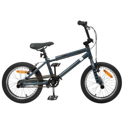 vidaXL BMX Bicykel 16 Palcov pre deti vo veku 5-8 rokov Tmavosivá
