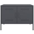 vidaXL TV skrinky 2 ks antracitové 68x39x50,5 cm oceľ