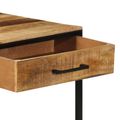 vidaXL Konzolový stôl Hnedá 100 x 55 x 89.5 cm Pevné mango drevo a kov