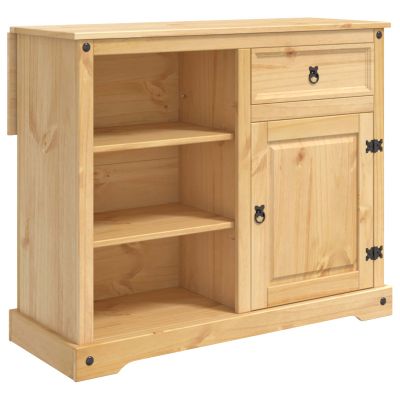 vidaXL Kuchynský vozík s dverami 2 pcs Medový vosk 112 x 70 x 91,5 cm