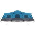 vidaXL Stan pre 16 osôb so strechou Modrá 680 x 510 x 210 cm