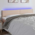 VidaXL Čelo postele kapučínové 180x5x78/88 cm umelá koža