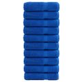 vidaXL Prémiové osušky SOLUND 10 ks modré 100x150 cm 600 g/m2