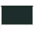vidaXL Vonkajšia zatemňovacia roleta 245 (Š) x 140 (V) cm tmavozelená HDPE