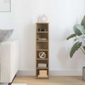vidaXL CD Skrinka Artisan Dub 21x20x88 cm Engineered Wood
