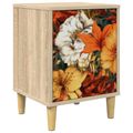 vidaXL Nočný stolík GENNEP Dub sonoma 36 x 33 x 50 cm Kompozitné drevo