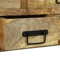 vidaXL Konferenčný stolík Hnedá 90 x 50 x 38 cm Masívne mango drevo