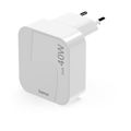 HAMA GaN, Rýchlonabíjačka, 2x USB-C PD/QC, 40W, bi