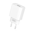 XO wall charger CE02D QC 3.0 18W 1x USB white + Lightning cable