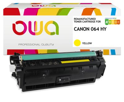 OWA Armor toner kompatibilný s Canon CRG-064H Y, 10400st, žltá/yellow