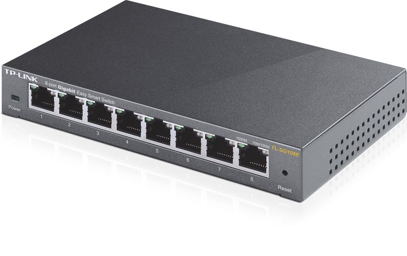 Switch TP-Link LS105GP 1x GLAN, 4x GLAN s PoE+, 65W
