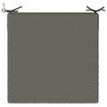 vidaXL 1-dielny sedací vankúš SOEST 100% polyester Sivá 70 x 70 x 7 cm