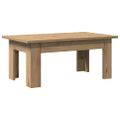 vidaXL Konferenčný stolík Artisan Dub 100x60x42 cm Konštrukčné drevo