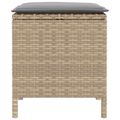 vidaXL Záhradný taburet 2 Kus Beige a svetlo šedá 38 x 38 x 45 cm