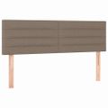 vidaXL Posteľný rám boxspring s matracom sivohned 140x200 cm látka
