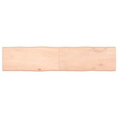 vidaXL Stolová doska 180x40x(2-6) cm neošetrený masív živé hrany