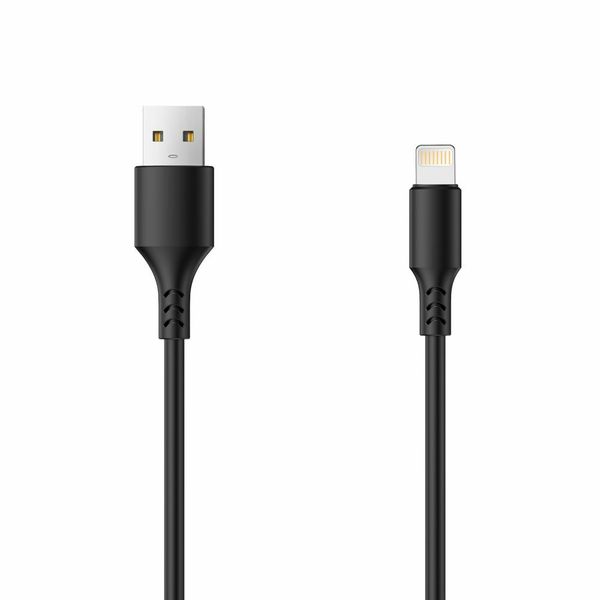 Setty kábel USB - Lightning 3,0 m 2A čierny NOVÝ