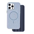Puzdro Glitter Thin Mag pre iPhone 15 Pro 6,1" modré