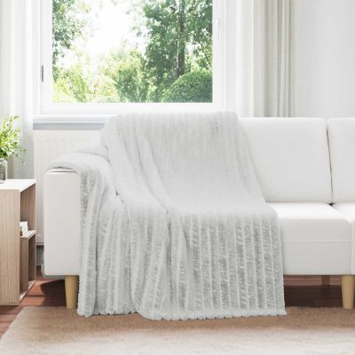 vidaXL Prikrývky na hodenie 6 pcs Sivá 200 x 150 cm Flís