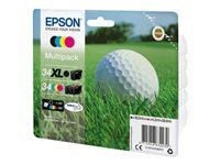 4-balenie - XL - čierna, žltá, azúrová, purpurová - originálna - blistr s RF / akustickým alarmom - atramentová cartridge - pre WorkForce Pro WF-3720DWF, WF-3725DWF
