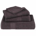 vidaXL Osušky do kúpeľne FROGN 2 ks antracitové 100x150 cm 360 g/m²