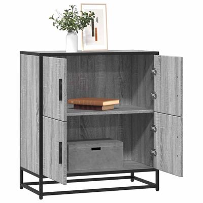 vidaXL Komoda sivá sonoma 68x35x76 cm kompozitné drevo