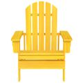 vidaXL Záhradná stolička Adirondack jedľový masív žltá