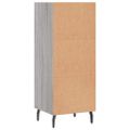 vidaXL Komoda sivý dub sonoma 34,5x32,5x90 cm kompozitné drevo