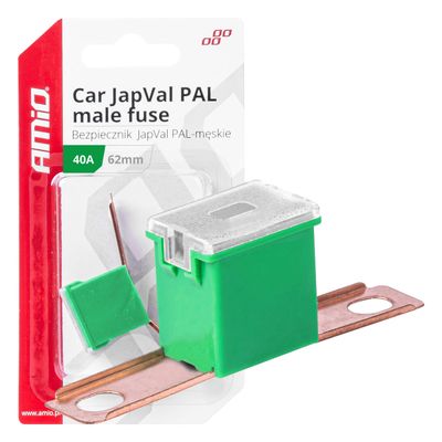 Poistka JAPVAL PAL samec 62mm 40A AMIO-03428