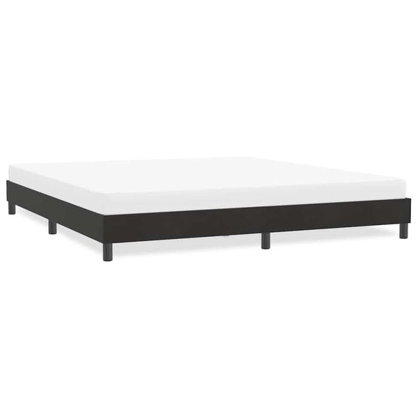vidaXL Rám postele bez matraca Čierna 180x220 cm Zamat