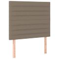 vidaXL Boxspring posteľ s matracom sivohnedý 120x200 cm látka