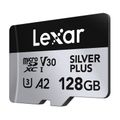 Karta pamäte Lexar High-Performance Silver Plus microSDXC 128GB + adaptér