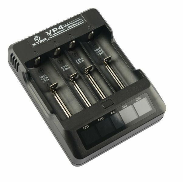 VP4 XTAR Charger -  Štvorkanálová rýchlonabíjačka
