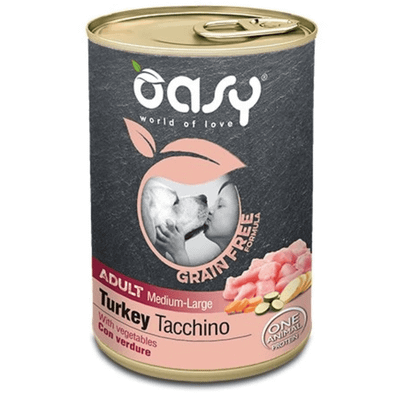 OAWGDALTL0040 Oasy Grain Free ADULT MEDIUM/LARGE TURKEY 0,4kg