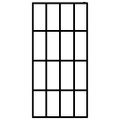 vidaXL Sprchová zástena walk-in, matné tvrdené sklo 140x195 cm