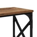 vidaXL Konzolový stôl Staré drevo 156 x 28 x 80,5 cm Kompozitné drevo