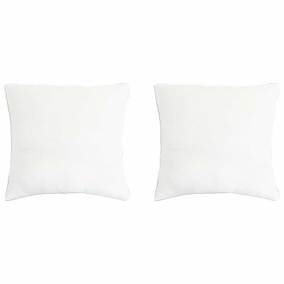 vidaXL Vankúš 2 ks 60 x 60 cm Bambusové vlákno Biela