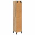vidaXL Highboard Remeselný dub 34,5 x 34 x 180 cm Kompozitné drevo