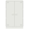 vidaXL Komoda biela 67x39x107 cm oceľová