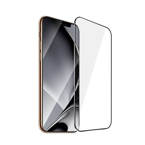 Tvrdené sklo s kovovým rámom pre iPhone XS Max / 11 Pro Max čierny rám