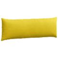 vidaXL Vankúše na pohovku 2 pcs Žltá 120 x 40 cm Kordúrová tkanina