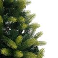 vidaXL Umelý vianočný stromček s kĺbmi 150 LED Zelená 120 cm PVC a PE