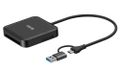 Rollei 4-v-1 čítačka kariet pre SD, CF, MS a microSD, čítačka kariet, SD, microSD, CF, MS, USB-C 3.0, USB-A 3.0, 95 MB/s, Dual Drive, OTG